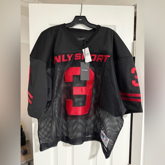 Willy Chavarria men’s mesh football jersey size L - Picture 2 of 13